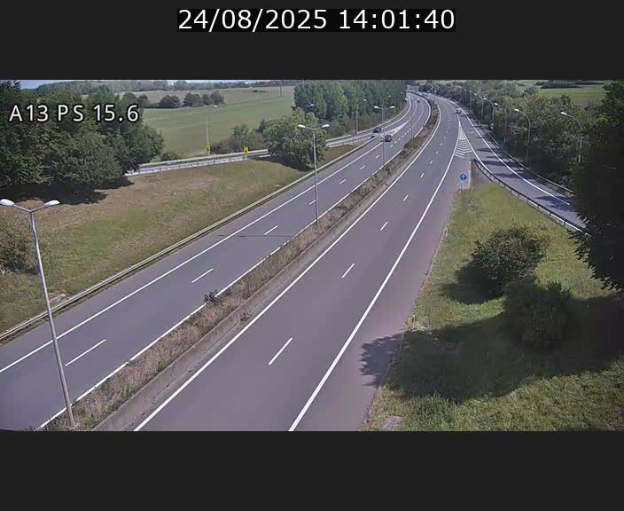 Traffic live webcam Luxembourg Kayl - A13 direction Dudelange - BK 15.6