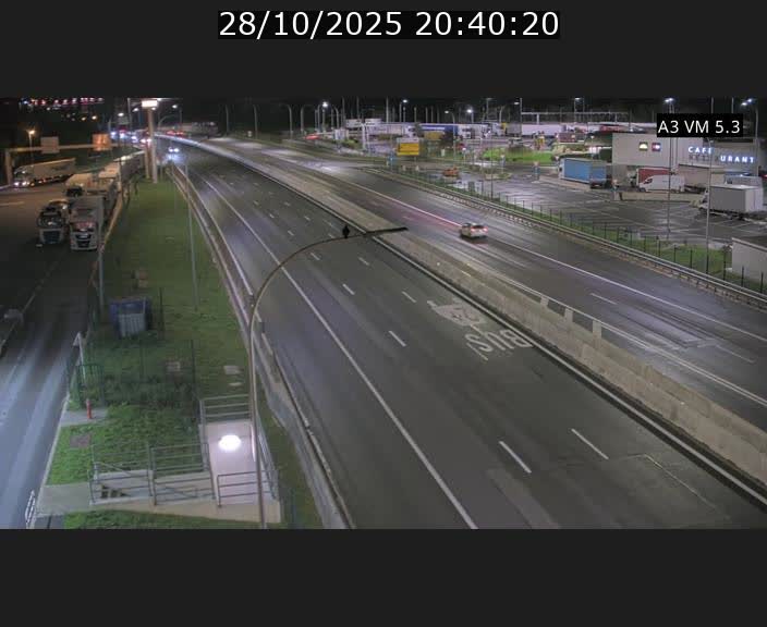 Traffic live webcam Luxembourg Aire de Berchem - A3 - BK 5 - direction France