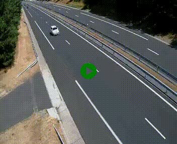 Caméra autoroute A75 à hauteur du col des Issartets en direction de Montpellier
