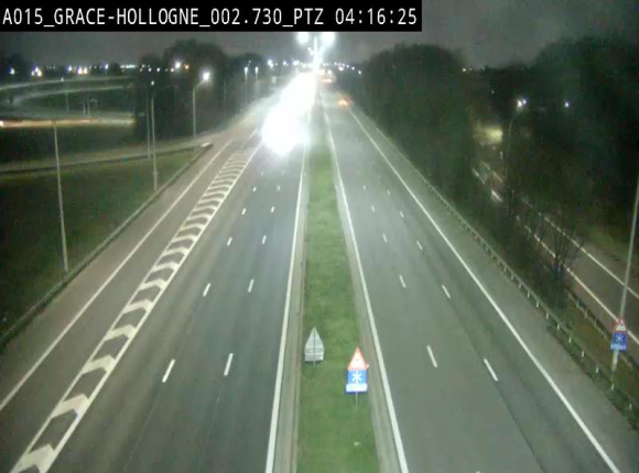 Caméra trafic Belgique - Grâce-Hollogne - E42, jonction avec A604, direction Loncin/Aéroport de Liège - BK 3.2