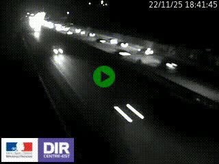 Webcam routière à Saint-Etienne-Terrenoire sur la RN88 avant la jonction entre l'A72 et le Boulevard Périphérique de Saint-Etienne