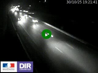 Webcam routière à Saint-Etienne-Terrenoire sur la RN88 avant la jonction entre l'A72 et le Boulevard Périphérique de Saint-Etienne