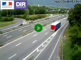 Caméra routière à hauteur de la sortie 15 Chambéry-centre au PK 4,103 en direction d'Albertville