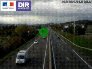 Caméra autoroute à Saint-Etienne (Les Littes) à hauteur du Ikea Saint-Etienne sur l'A72 en direction de Roanne