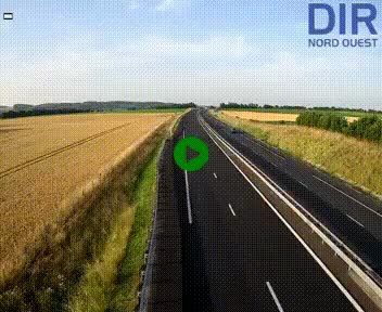 Webcam sur A84 à hauteur de l'échangeur de Poilley avec la N175, au sud d'Avranches