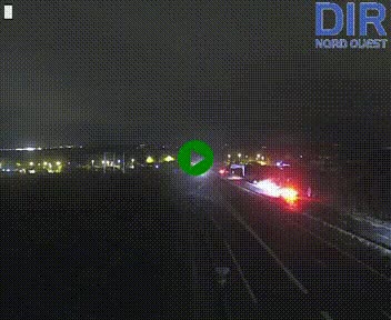 Webcam au début de l'A84 sur le périphérique Ouest de Caen (N814) à hauteur de la sortie 9, Porte de Bretagne