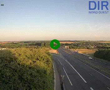 Webcam au début de l'A84 sur le périphérique Ouest de Caen (N814) à hauteur de la sortie 9, Porte de Bretagne