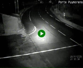 Webcam Col du Puymorens sur N320, en direction de Pas de la Casa (Andorre)