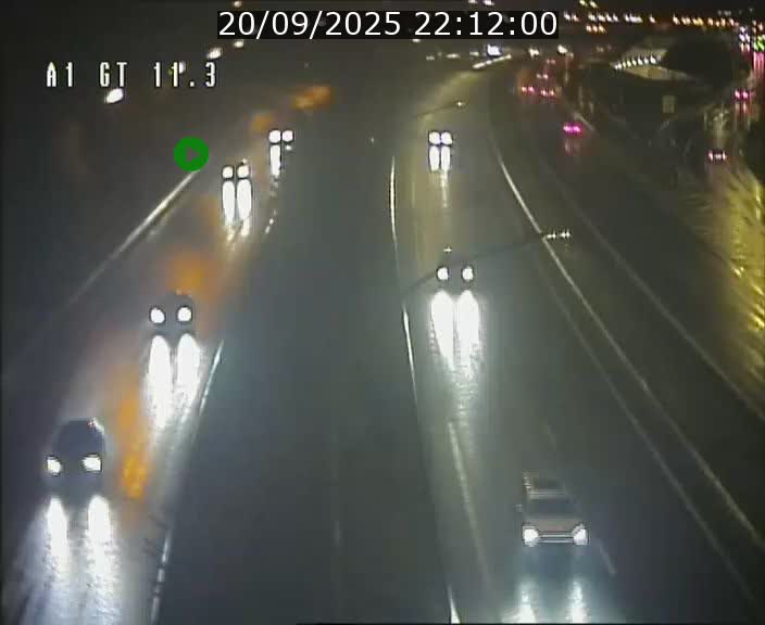 Traffic live webcam Luxembourg Senningerberg - A1 direction Allemagne - BK 11.3