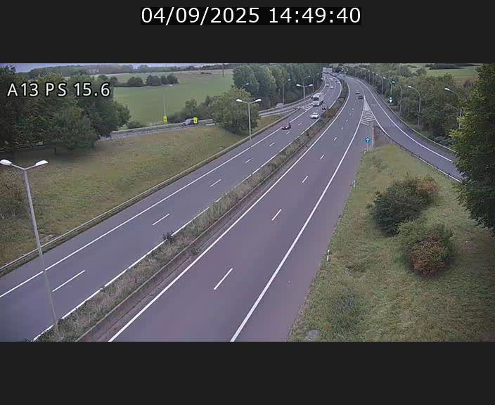 Traffic live webcam Luxembourg Kayl - A13 direction Dudelange - BK 15.6