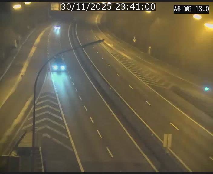 Traffic live webcam Luxembourg Mamer - A6 - BK 13 - direction Luxembourg/France/Allemagne