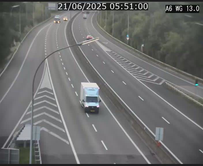 Traffic live webcam Luxembourg Mamer - A6 - BK 13 - direction Luxembourg/France/Allemagne