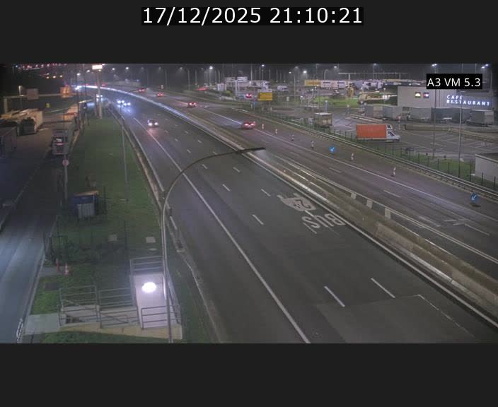 Traffic live webcam Luxembourg Aire de Berchem - A3 - BK 5 - direction France