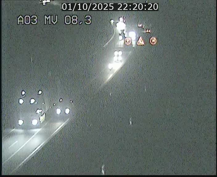 Webcam Autoroute après la Croix de Bettembourg en direction de Luxembourg sur l'A3