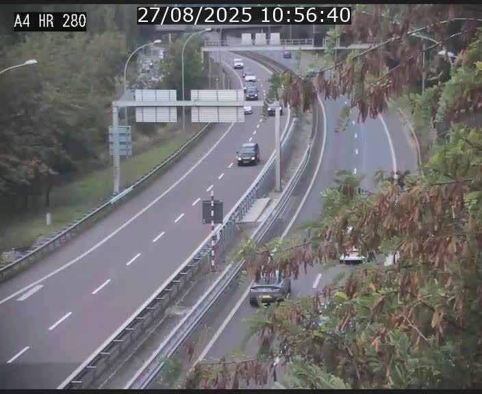 Webcam traffic A4 Luxembourg - BK 0.2 - P+R Bouillon (direction Luxembourg)