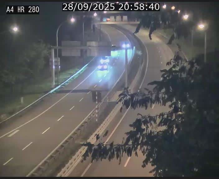 Webcam traffic A4 Luxembourg - BK 0.2 - P+R Bouillon (direction Luxembourg)