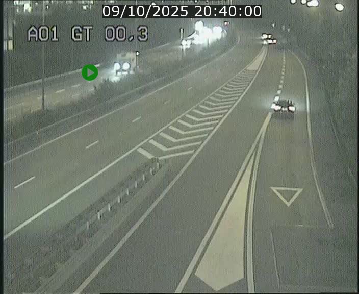 Traffic live webcam Luxembourg Croix de Gasperich - A1 direction Kirchberg - BK 0.3