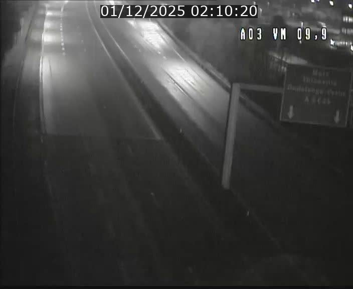 Webcam Autoroute à la Croix de Bettembourg - A3 - BK 9.9 - direction France