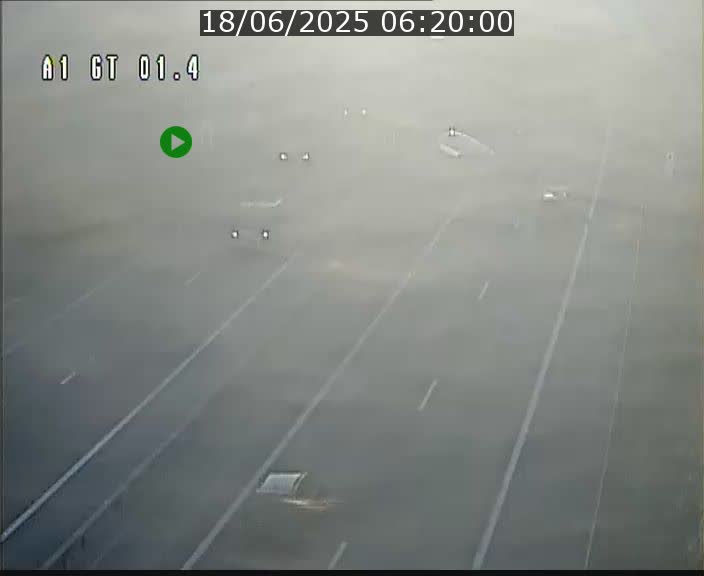 Traffic live webcam Luxembourg Hesperange - A1 direction Kirchberg - BK 1.4