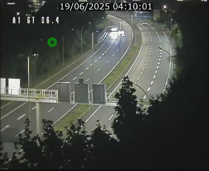 Traffic live webcam Luxembourg Hamm - A1 direction Sandweiler - BK 6.4