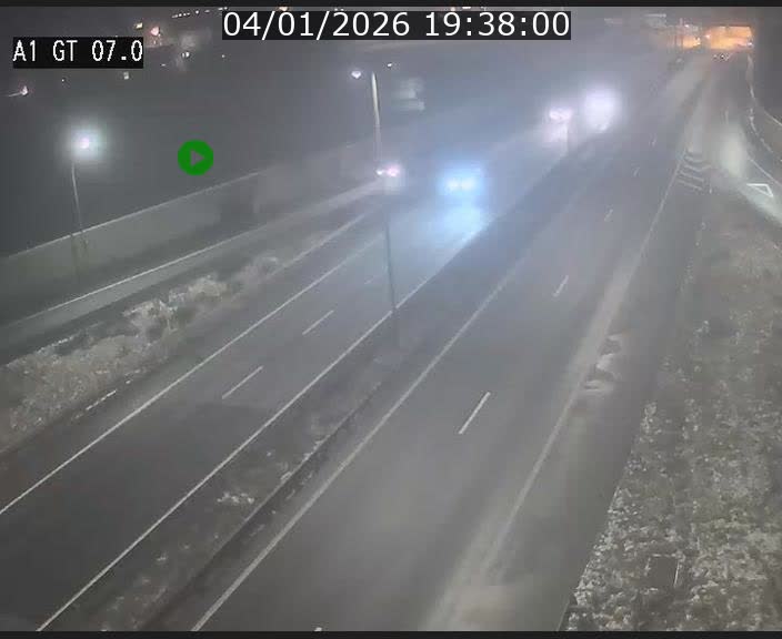 Traffic live webcam Luxembourg Cents - A1 direction Kirchberg - BK 7