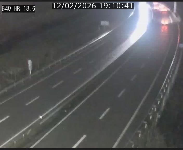 Webcam sur la route de liaison entre Micheville et Esch-Belval à la frontière entre le Luxembourg et la France. Vue orientée vers la Lorraine.