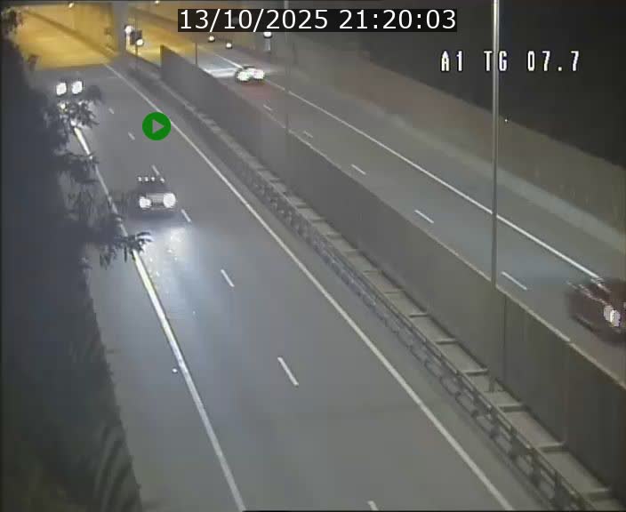 Traffic live webcam Luxembourg Kirchberg - A1 direction Luxembourg-ville - BK 7.7