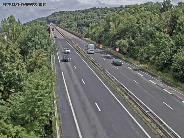 Caméra autoroute France - A30, Hayange direction Metz