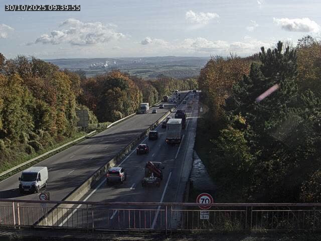 Caméra autoroute France - A33, Houdemont direction Lunéville