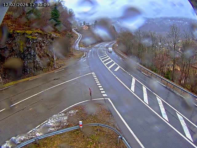 Caméra autoroute France - N66, col du Bussang direction Remiremont