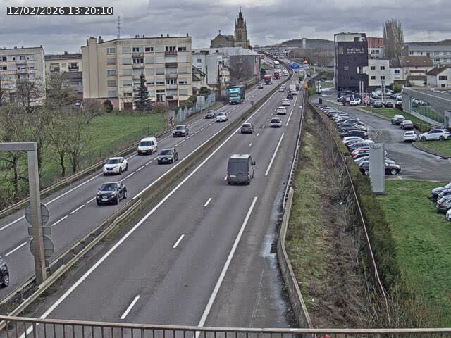 Caméra autoroute France - A31, Thionville direction Metz