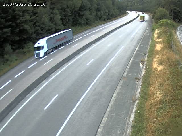 Caméra autoroute France - N57, Côte de la Calotine direction Nancy