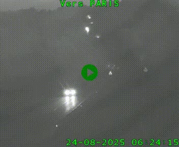 Caméra routière sur l'autoroute A20 à Bessines-sur-Gartempe. Vue orientée vers Paris