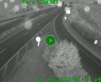 Webcam N147 au nord de Poitiers et à la jonction avec la A10