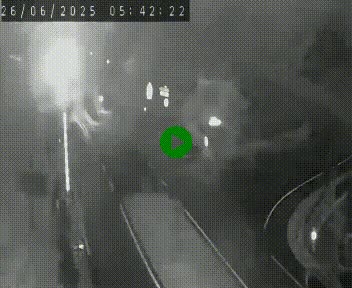 Webcam routière sur la N122 au niveau du Tunnel du Lioran. Vue de l'entrée côté Aurillac.
