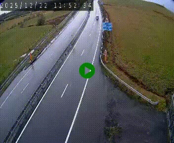 Caméra autoroute A75 à hauteur du col de la Fageole en direction de Clermont-Ferrand