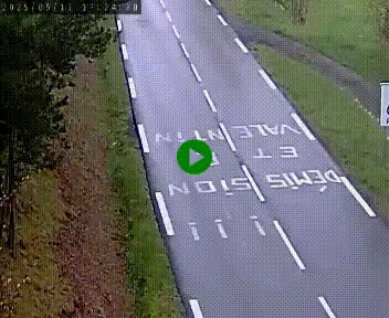 Caméra routière France - N102, au niveau du col de Montmirat à Saint-Etienne-du-Valdonnez à 1039 mètres d'altitude