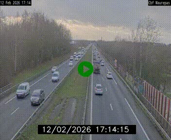 Webcam sur le périphérique de Rennes (N136) à hauteur de Maurepas, au nord de la ville