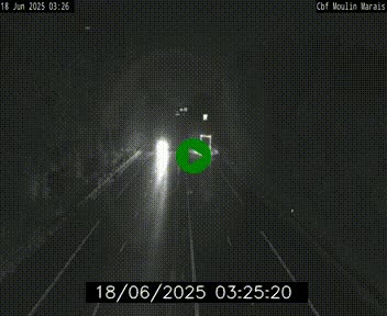 Webcam sur le périphérique de Nantes (N844) entre la Porte de Saint-Luce et la Porte d'Anjou, à l'est de la ville