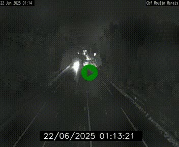 Webcam sur le périphérique de Nantes (N844) entre la Porte de Saint-Luce et la Porte d'Anjou, à l'est de la ville
