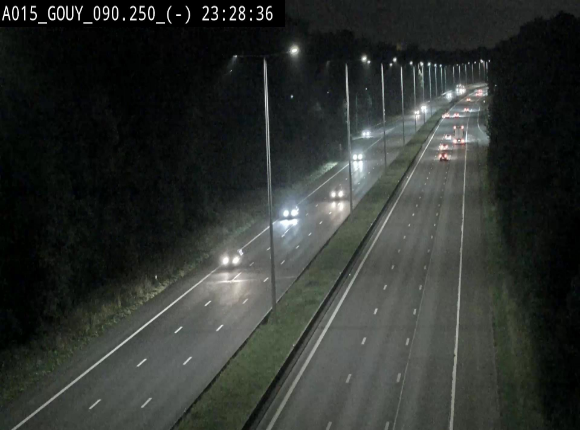 Webcam autoroute Belgique - Gouy-lez-piéton - E42 - BK 90.3