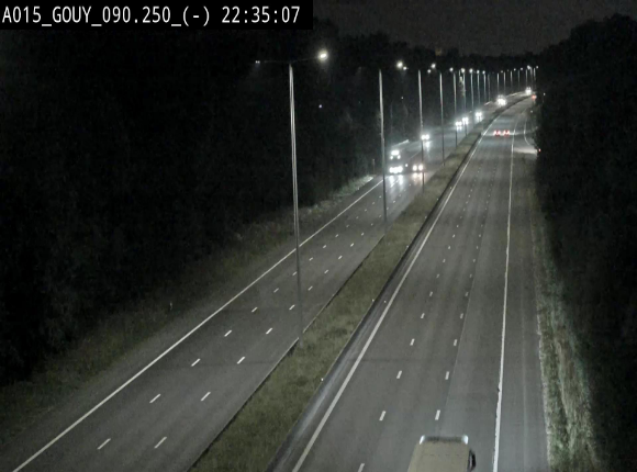 Webcam autoroute Belgique - Gouy-lez-piéton - E42 - BK 90.3