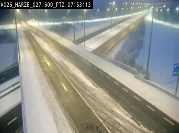 Caméra autoroute Belgique - Sougné-Remouchamps,E25 direction Luxembourg