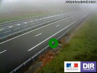 Webcam autoroute sur l'A77 à hauteur de Pouilly-sur-Loire en direction de Nevers