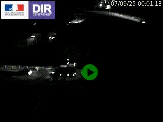 Webcam traffic à Grenoble-sud sur l'autoroute A480. Vue orientée vers l'entrée et la sortie de Grenoble