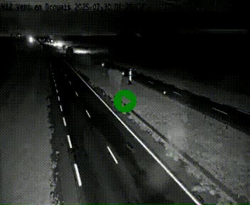 Webcam à hauteur de Vert-en-Drouais sur la N12, en périphérie de Dreux. Vue orientée vers Alençon