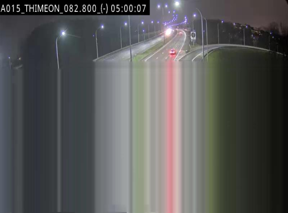 Caméra trafic Belgique - Thiméon - E42, jonction avec A54 (E420) direction La Louvière/Charleroi - BK 82.82