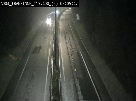 Caméra trafic E411 (A4) - Transinne direction Namur - BK 113.425