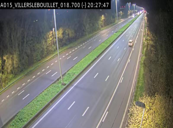 Webcam autoroute Belgique - Villers-le-Bouillet - E42 direction Liège - BK 18.7