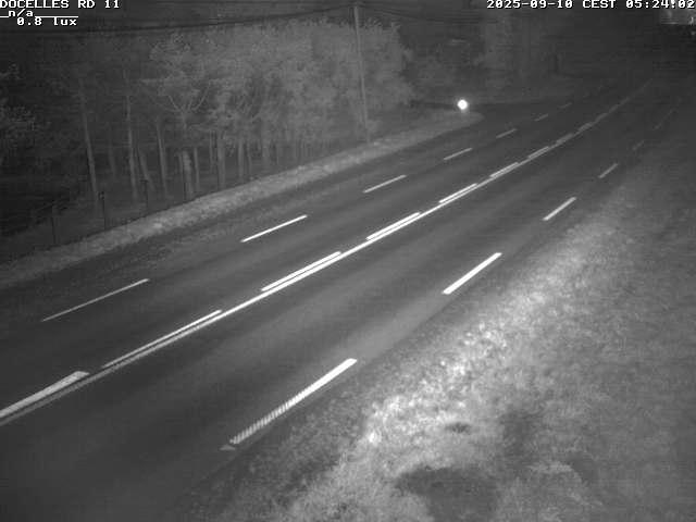 Webcam à 424 mètres d'altitude dans la Tranchée de Docelles dans les Vosges, à proximité d'Epinal sur la route de Gerardmer (D11)
